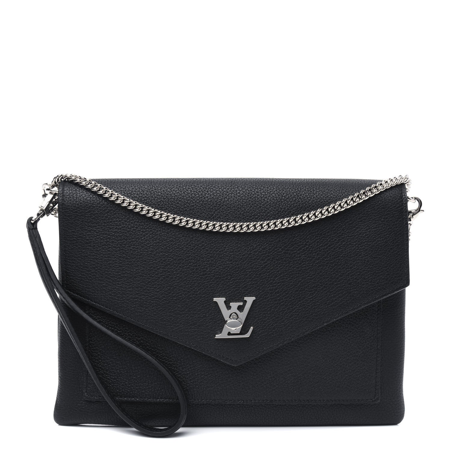 Louis Vuitton Soft Calfskin My Lockme Pochette Black 1 of 10