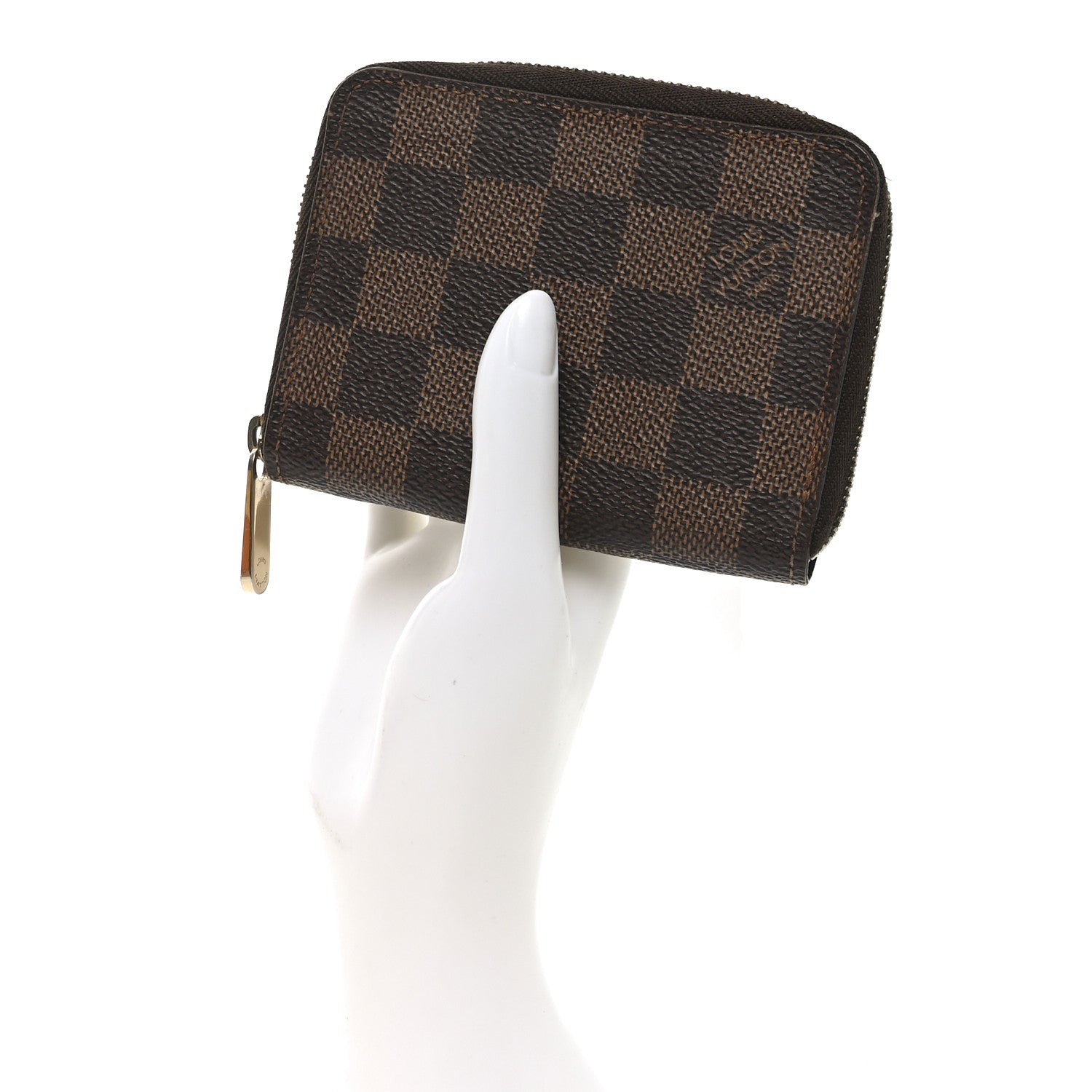 Louis Vuitton Damier Ebene Zippy Coin Purse 2 of 7