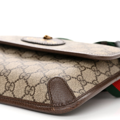 Gucci GG Supreme Monogram Neo Vintage Web Belt Bag Brown 10 of 10