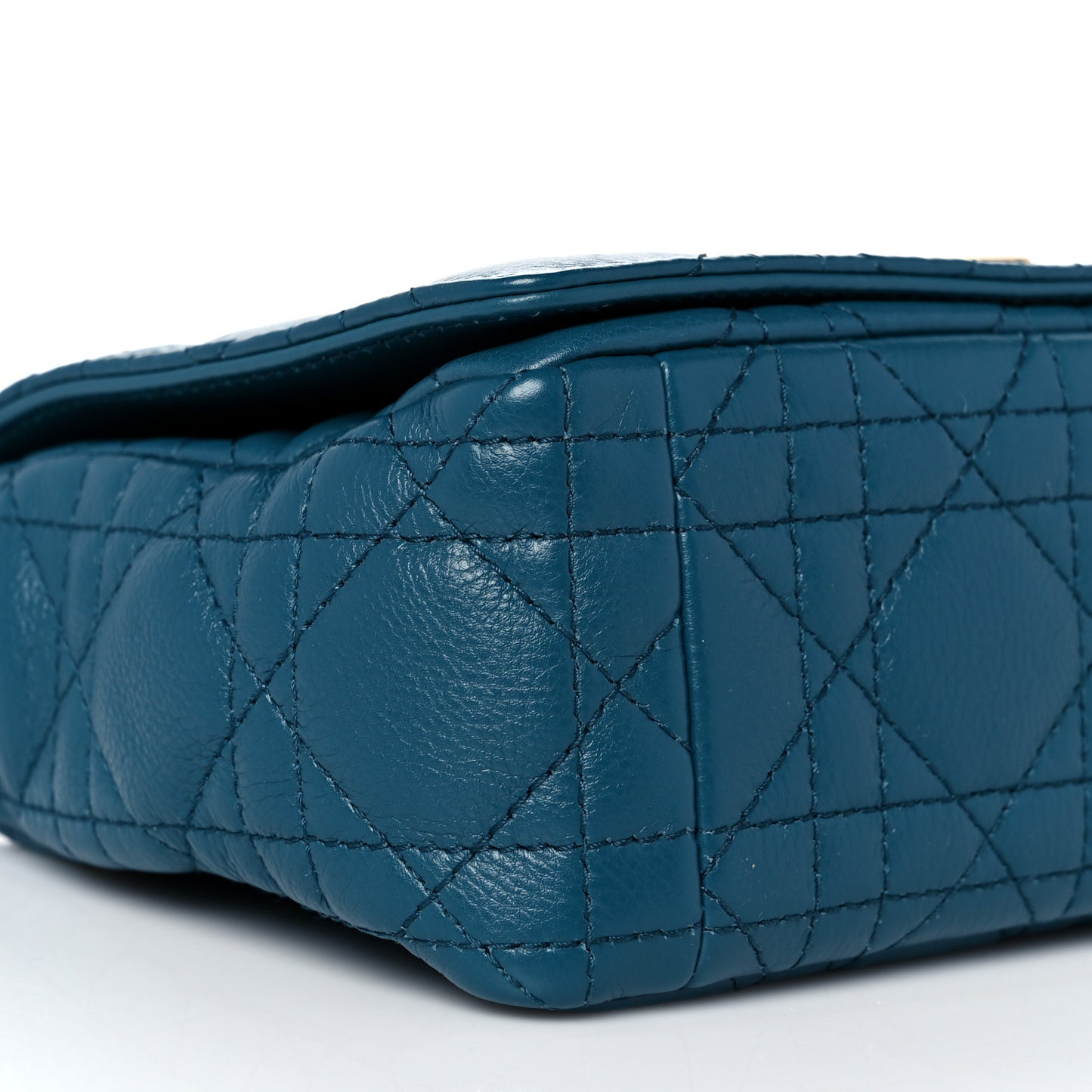 Lambskin Cannage Small Caro Bag Deep Ocean