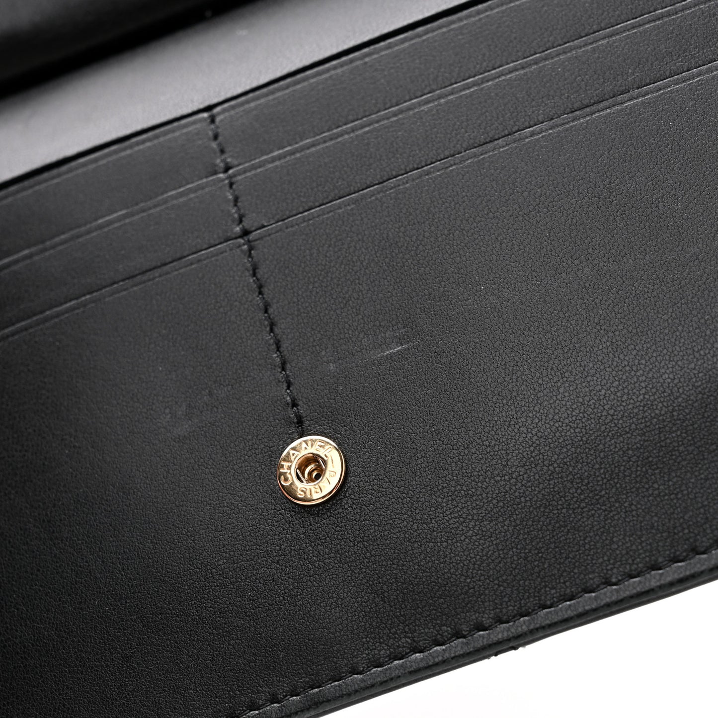 Lambskin Quilted Classic Pouch With Handle Black