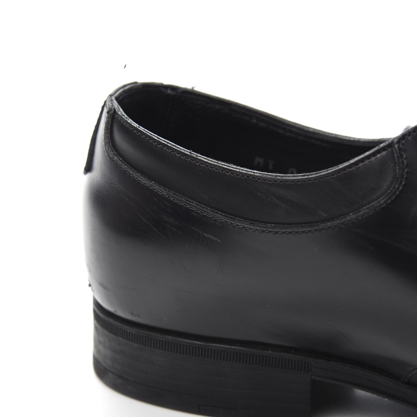 Mens Calfskin Oxfords 7.5 Black