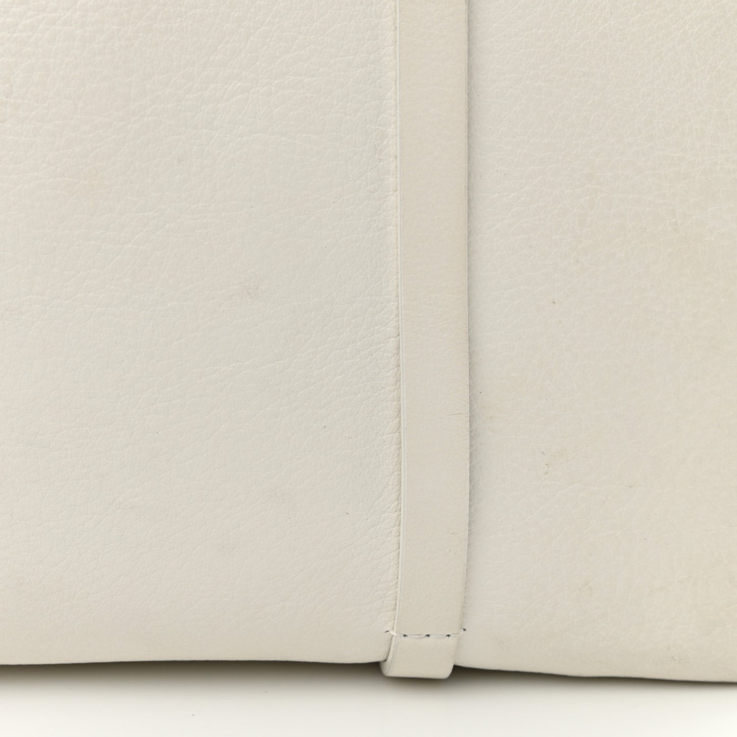 Smooth Calfskin Double Sided Small Everyday Tote Optic White Black