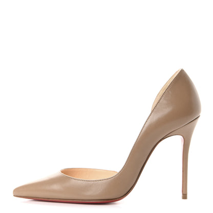 Christian Louboutin Kid Iriza 100 Pumps 35 Beige 1 of 11