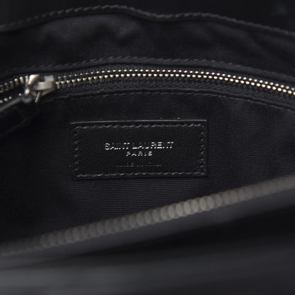 Saint Laurent Calfskin Y Quilted Monogram Medium Loulou Chain Satchel Black 6 of 10