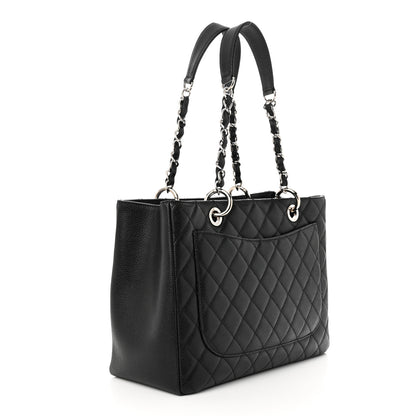 Chanel Caviar Quilted Grand Shopping Tote GST Black 3 of 10