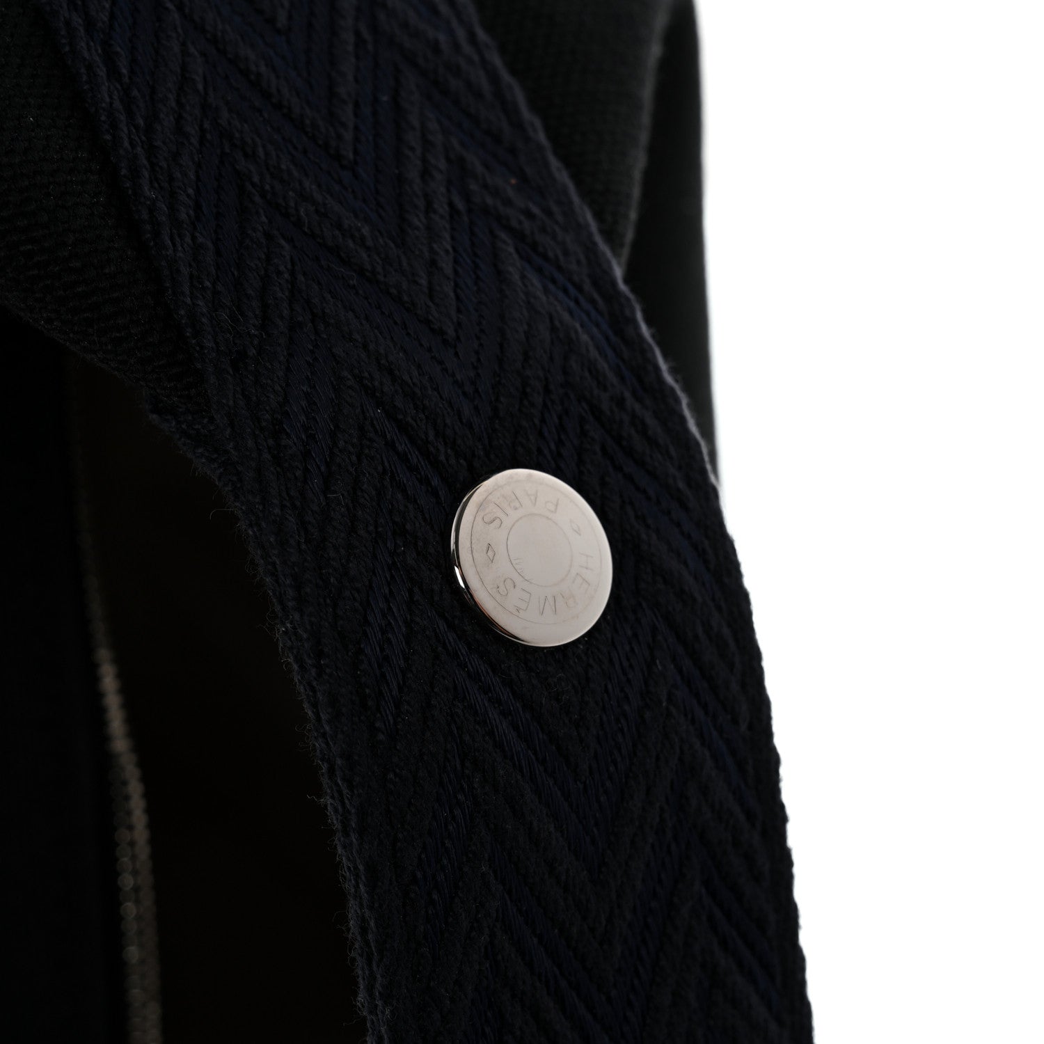 Hermes Canvas Small Bride-A-Brac Pouch Black Bleu Nuit 6 of 8