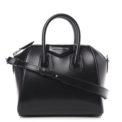 Givenchy Shiny Lord Calfskin Mini Antigona Black 1 of 9