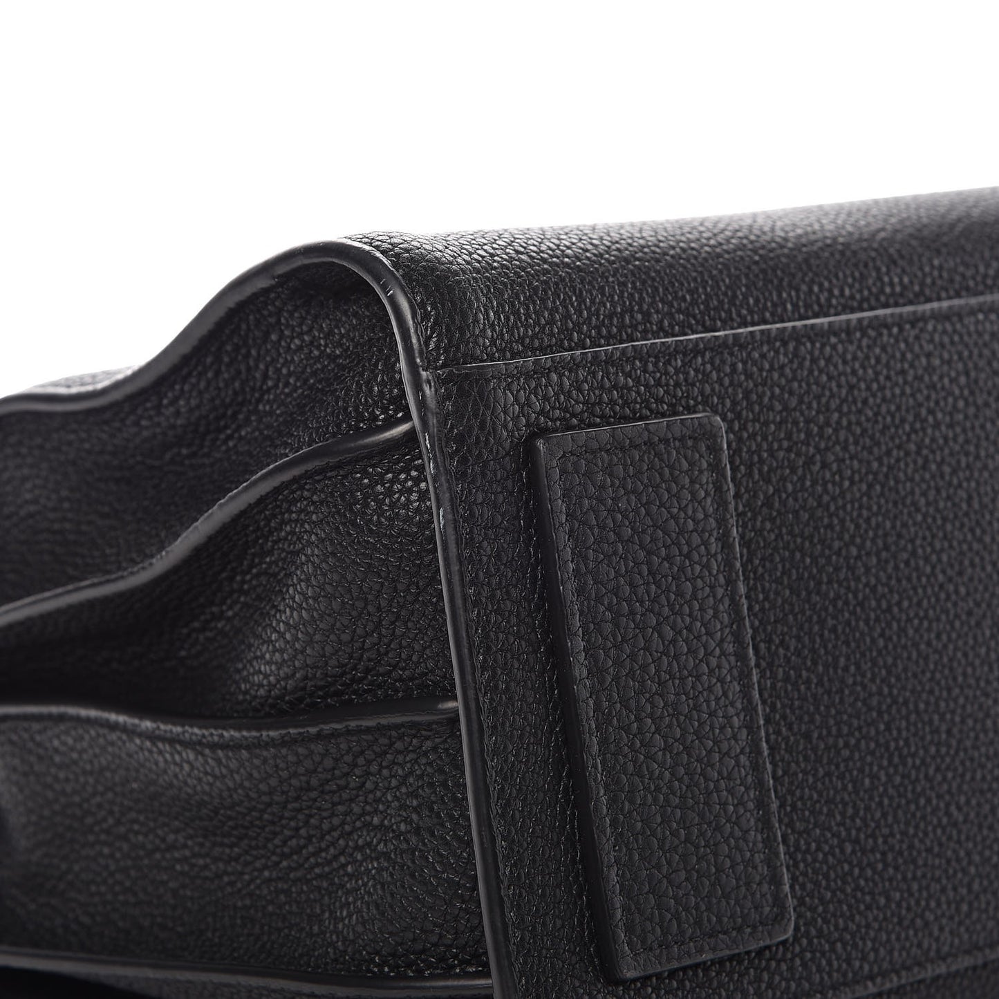 Grained Calfskin Small Supple Sac De Jour Black