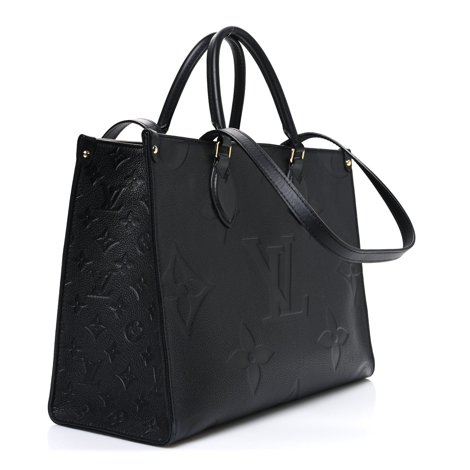 Louis Vuitton Empreinte Monogram Giant Onthego MM Black 3 of 9