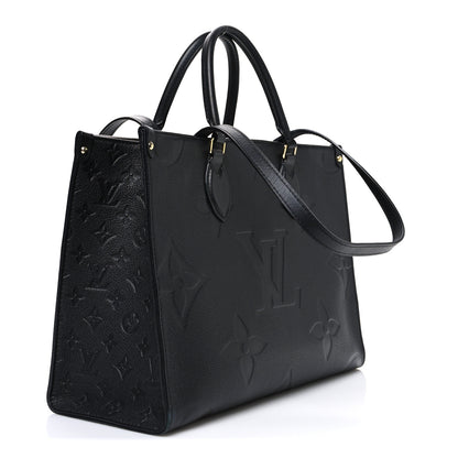 Louis Vuitton Empreinte Monogram Giant Onthego MM Black 3 of 9