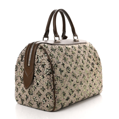 Louis Vuitton Sequin Monogram Sunshine Express Speedy Kaki 3 of 10