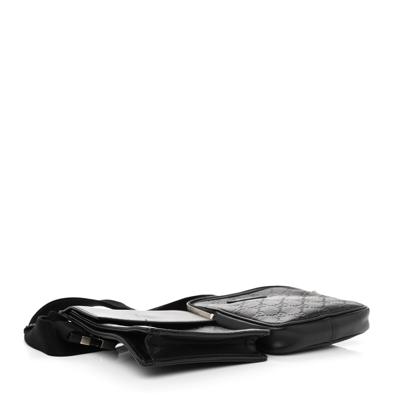 Gucci Guccissima Belt Bag Black 4 of 11