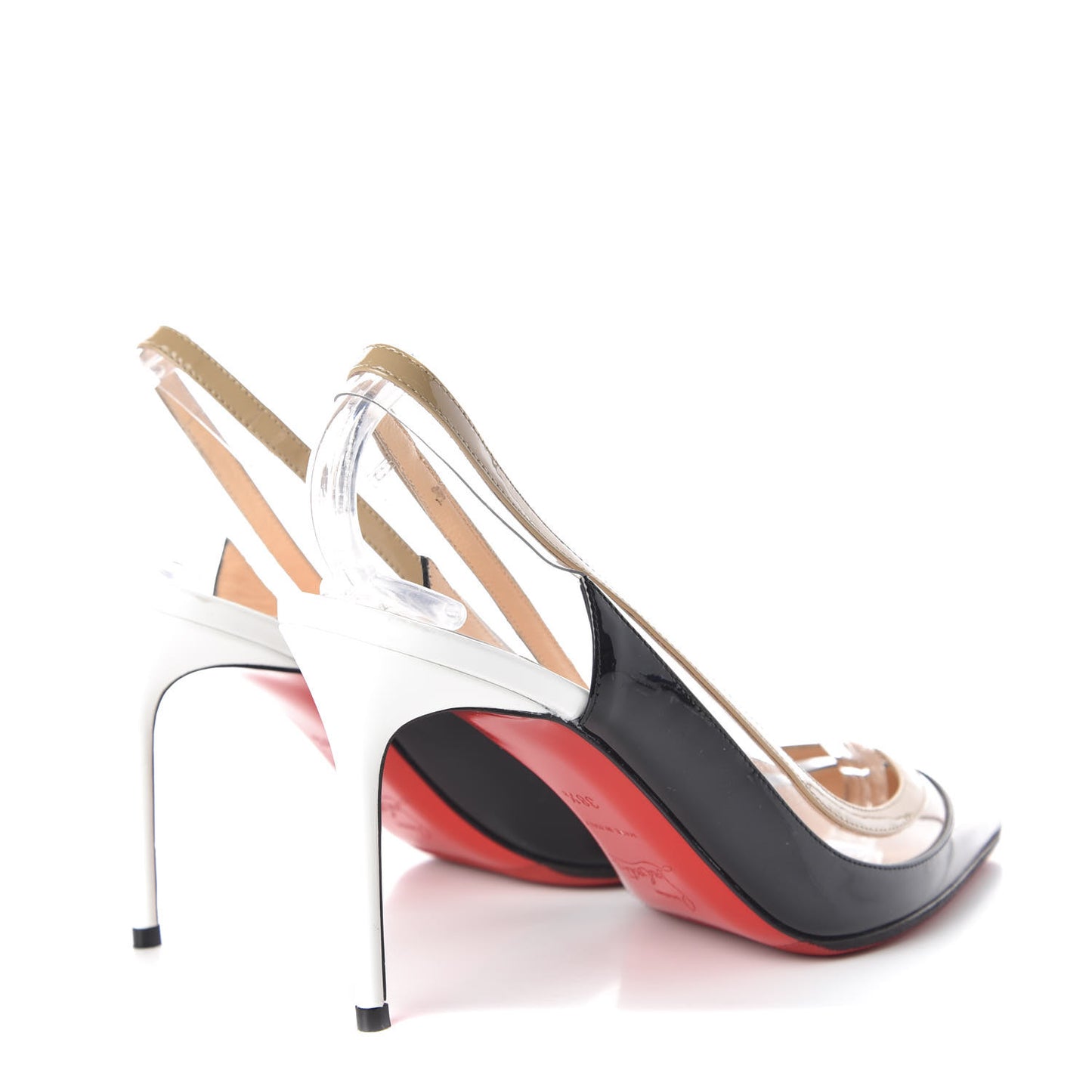 Patent PVC Paulina 100 Pumps 38.5 Black