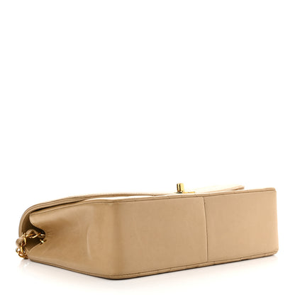 Chanel Lambskin Quilted Medium Single Flap Beige 4 of 11
