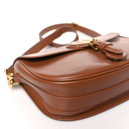Christian Dior Box Calfskin Medium Bobby Flap Dark Tan 8 of 9