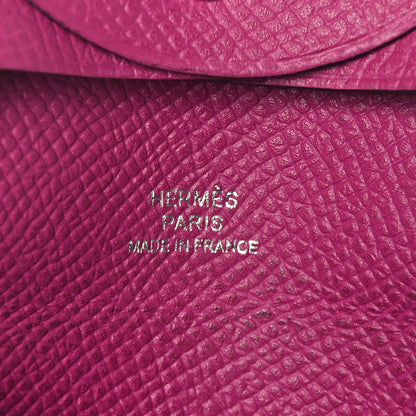 Hermes Epsom Bastia Coin Purse Rose Pourpre 6 of 7