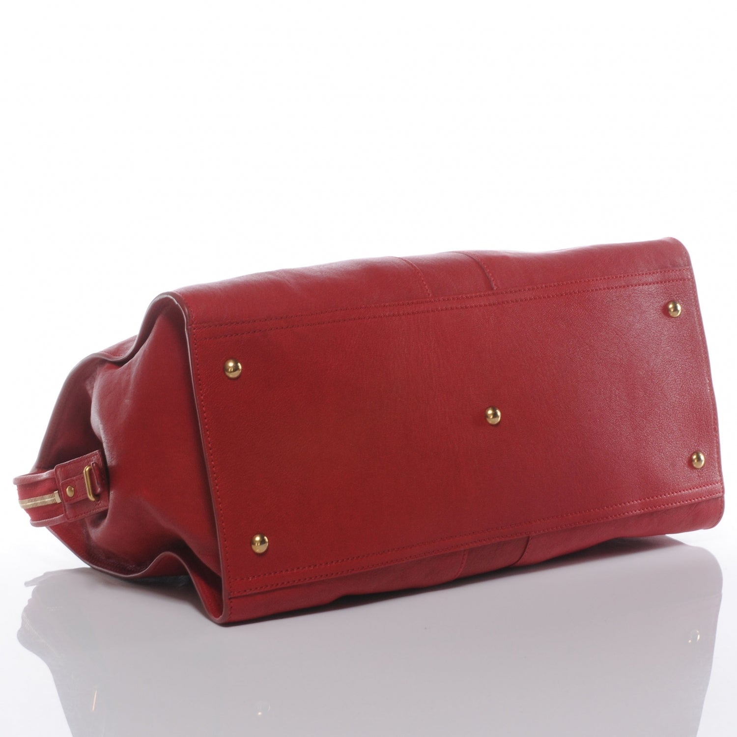 Saint Laurent Sheepskin Large Cabas ChYc Red 4 of 7