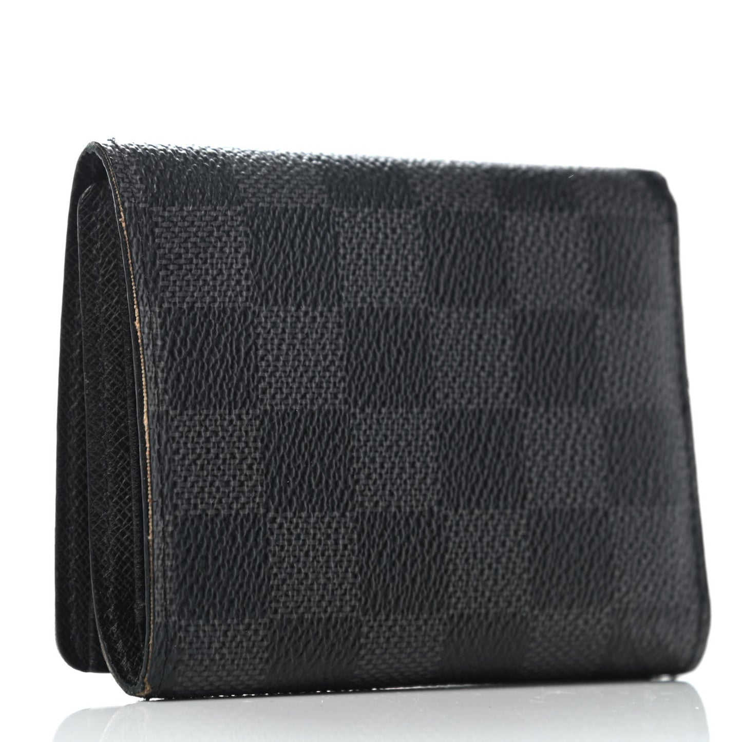 Damier Graphite Canvas Tri-Fold Compact Wallet