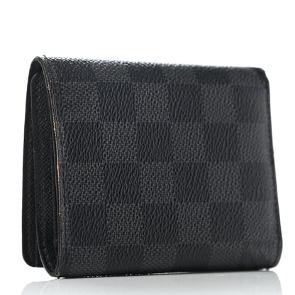 Louis Vuitton Damier Graphite Canvas Tri-Fold Compact Wallet 2 of 8