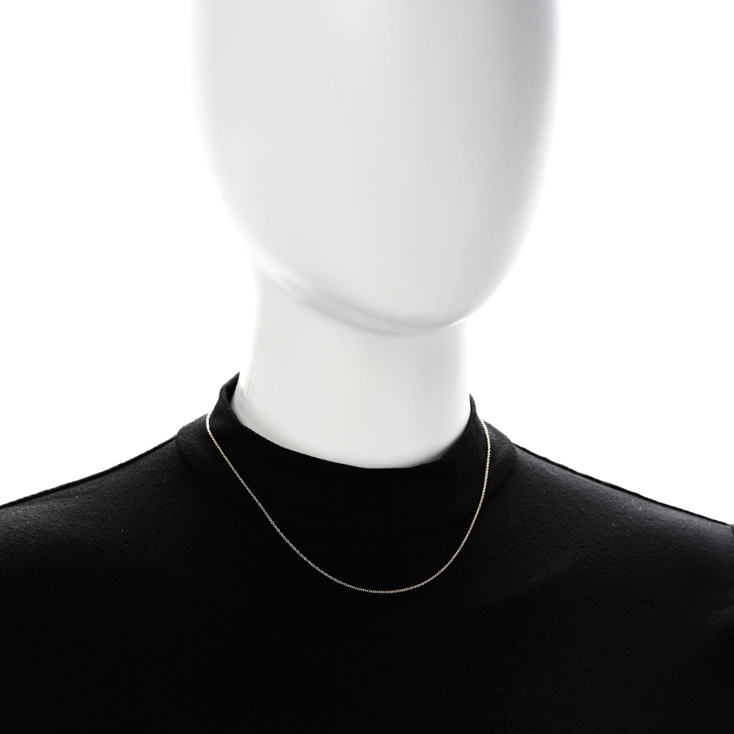 Tiffany 18K Yellow Gold Chain Necklace 16" 2 of 5