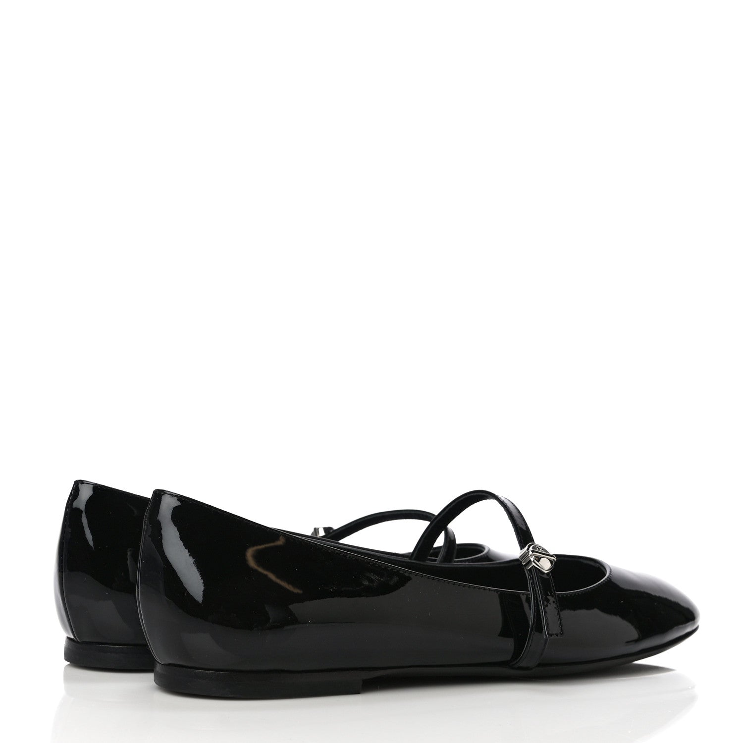 Louis Vuitton Patent Uniformes Ballet Flats 37.5 Black 5 of 8