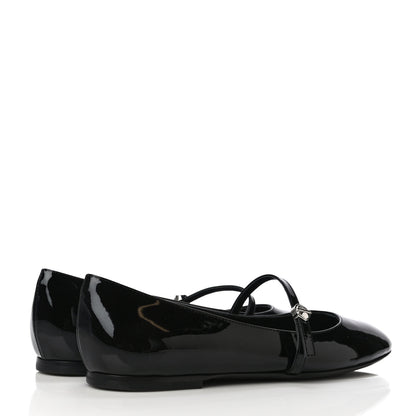 Louis Vuitton Patent Uniformes Ballet Flats 37.5 Black 5 of 8