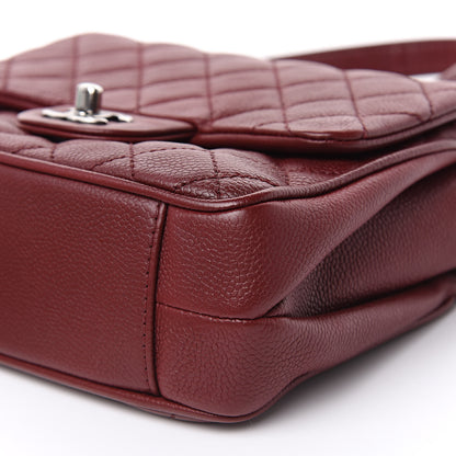 Chanel Caviar Quilted Small Rock In Rome Flap Burgundy 9 of 10
