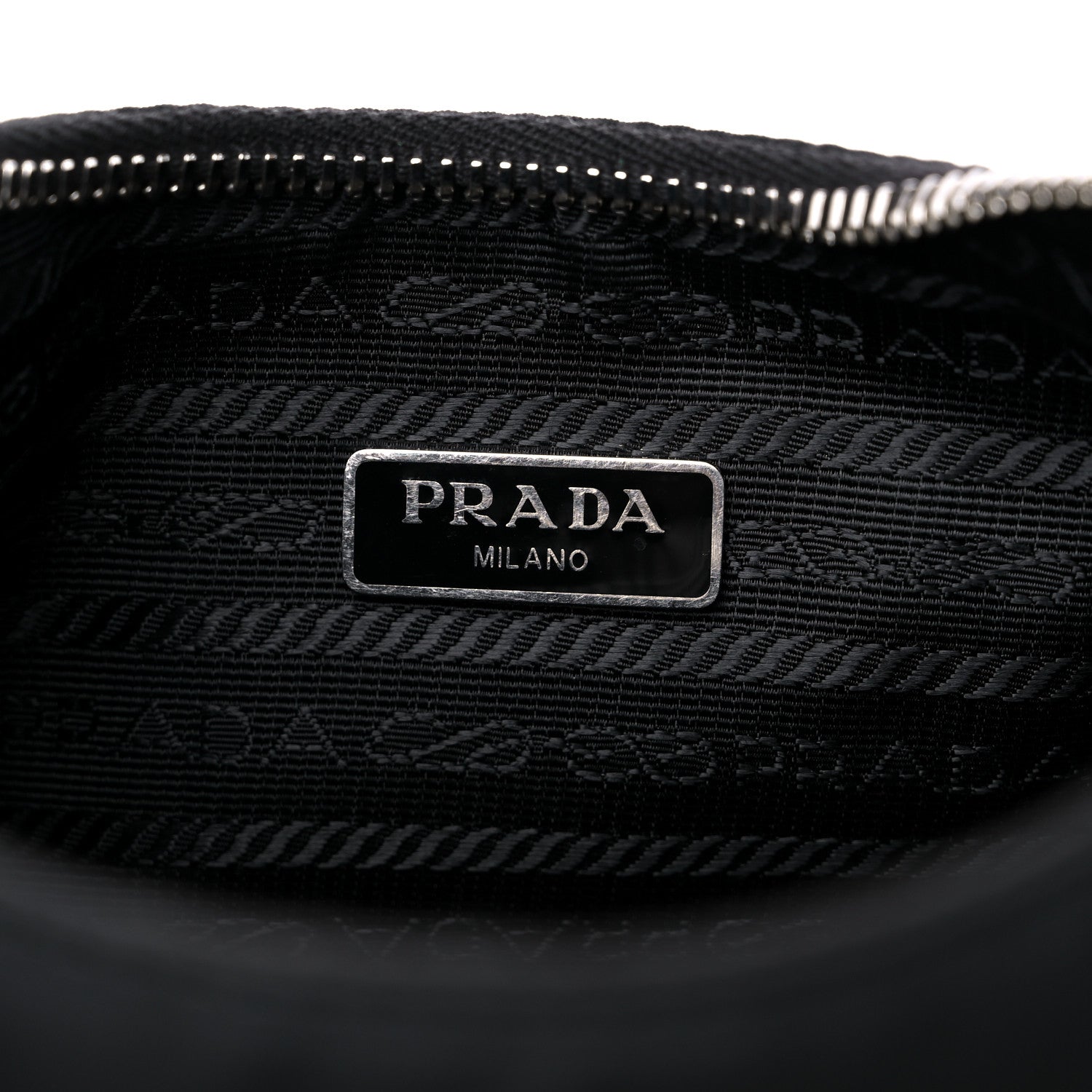 Prada Nylon Re-Edition 2005 Shoulder Bag Black 6 of 10