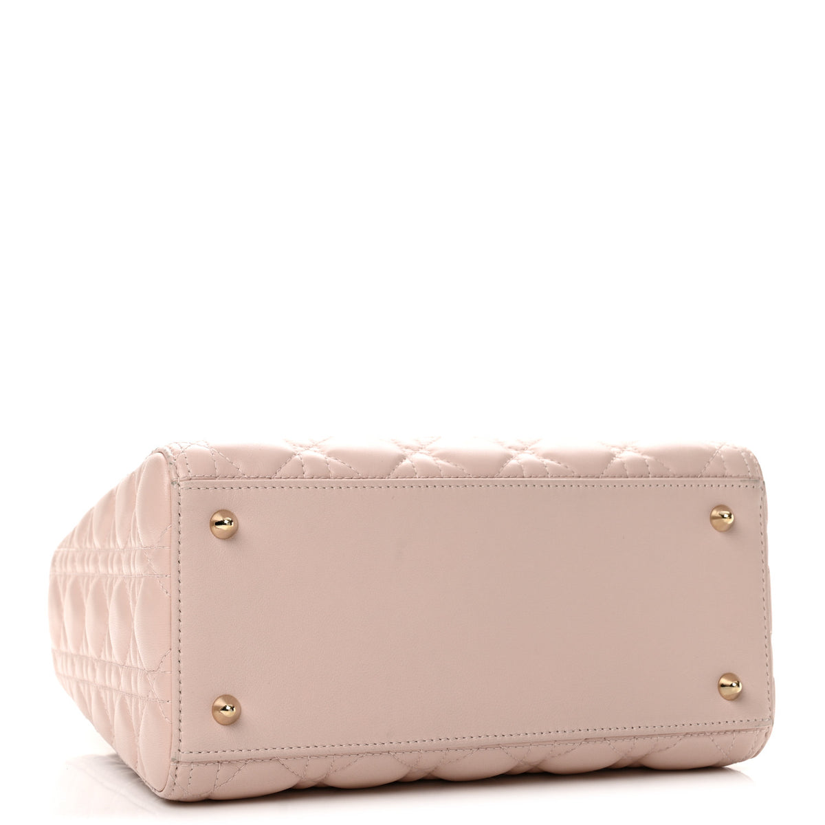 Lambskin Cannage Medium Lady Dior Light Pink