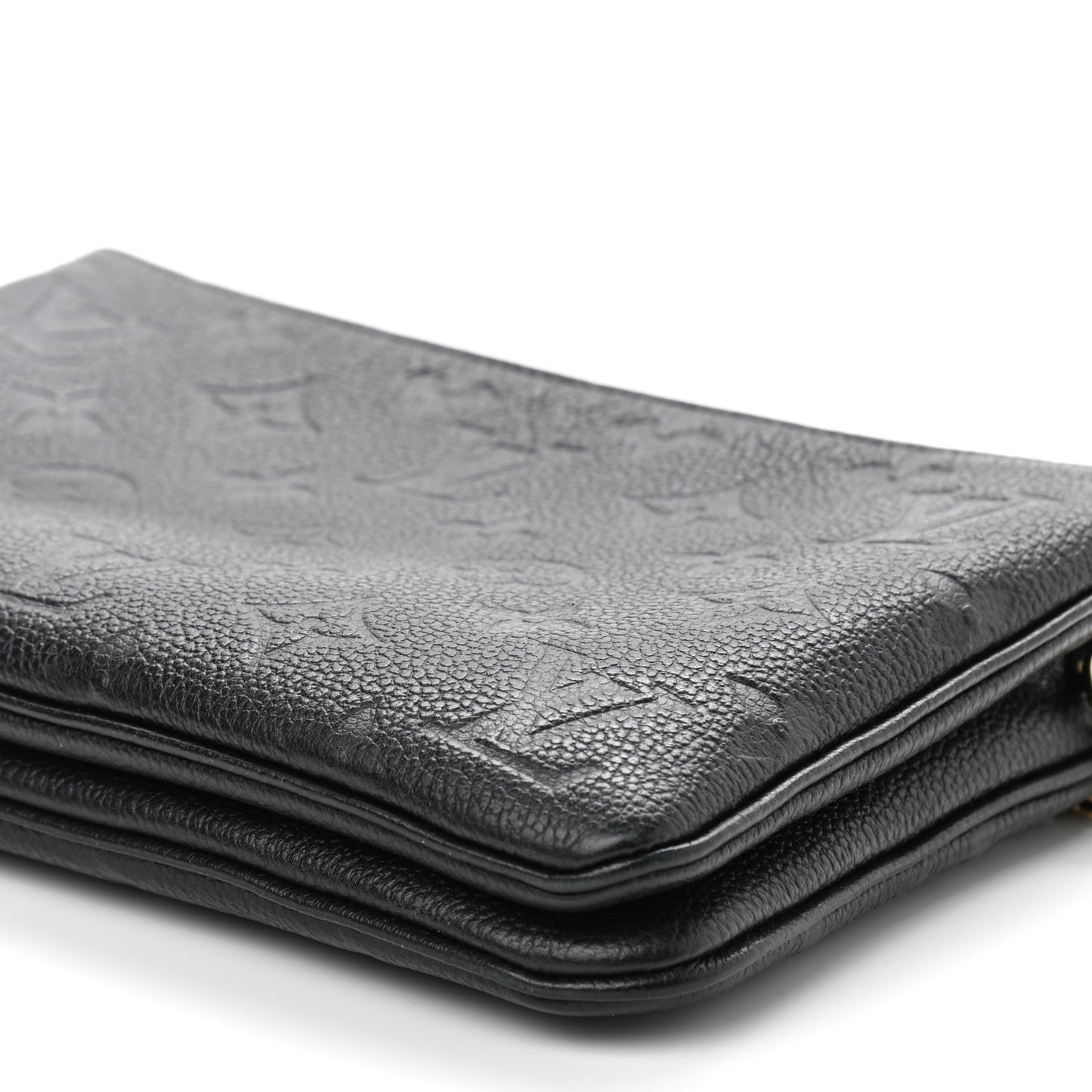 Empreinte Double Zip Pochette Black
