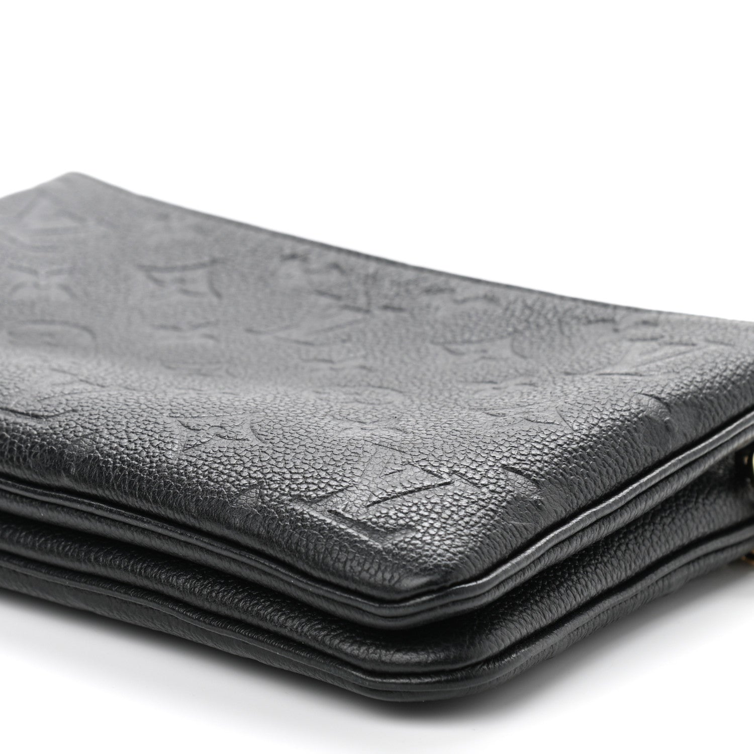Louis Vuitton Empreinte Double Zip Pochette Black 11 of 12