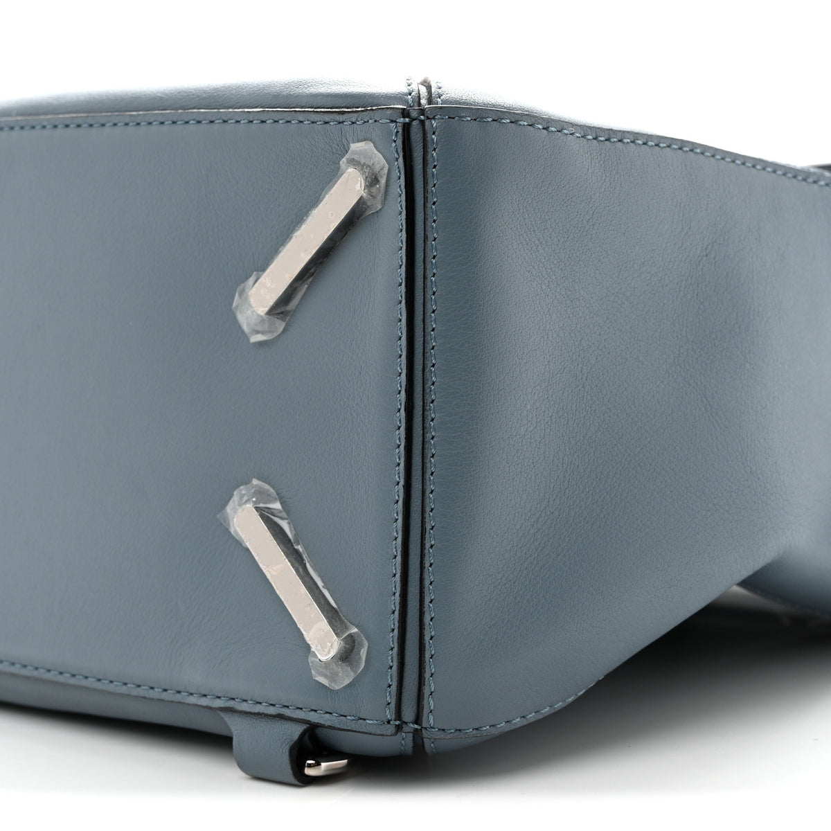 Calfskin Medium Puzzle Bag Stone Blue