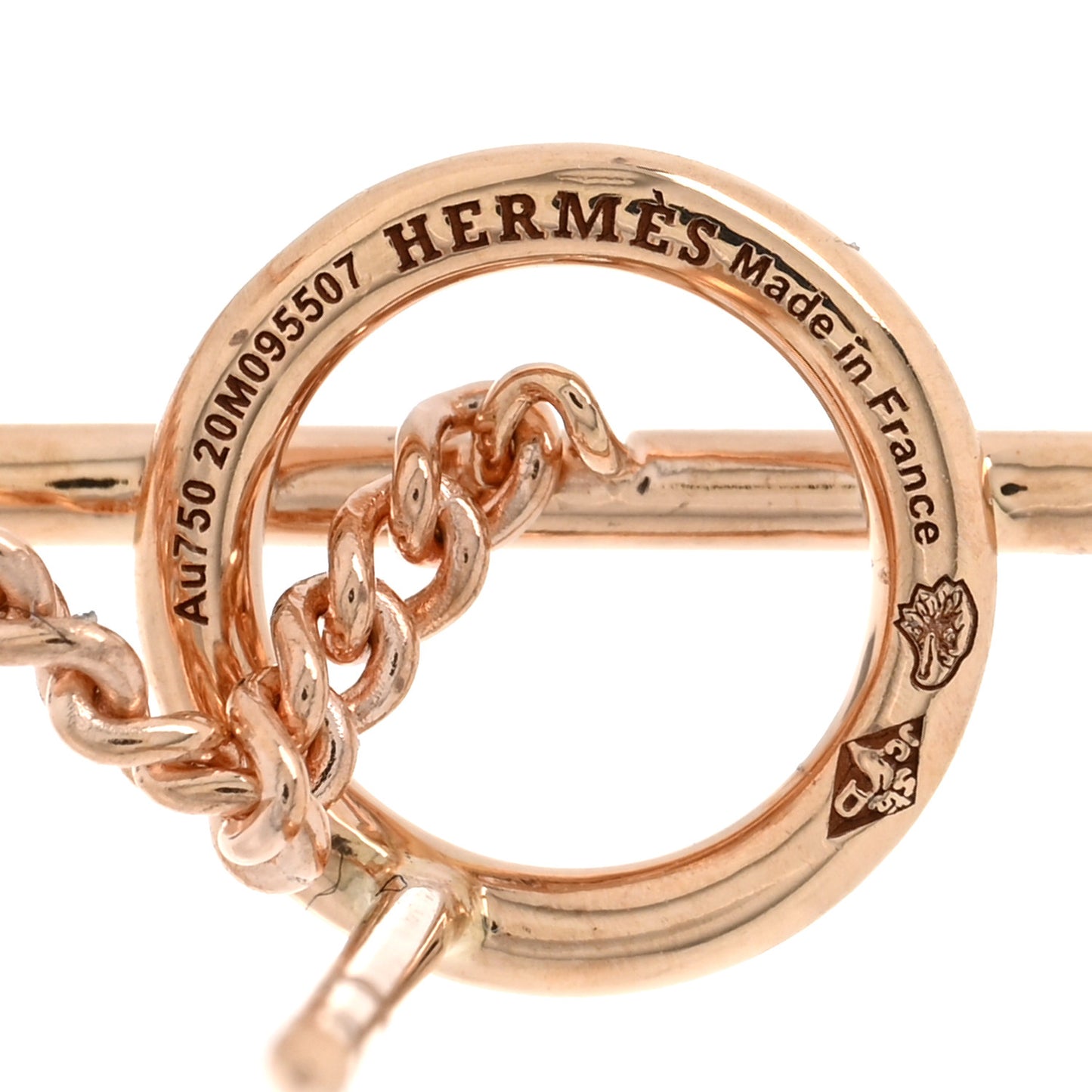 18K Rose Gold Echappee Earrings