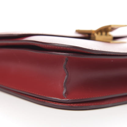 Celine Box Calfskin Medium Classic Box Flap Bag Red 13 of 15