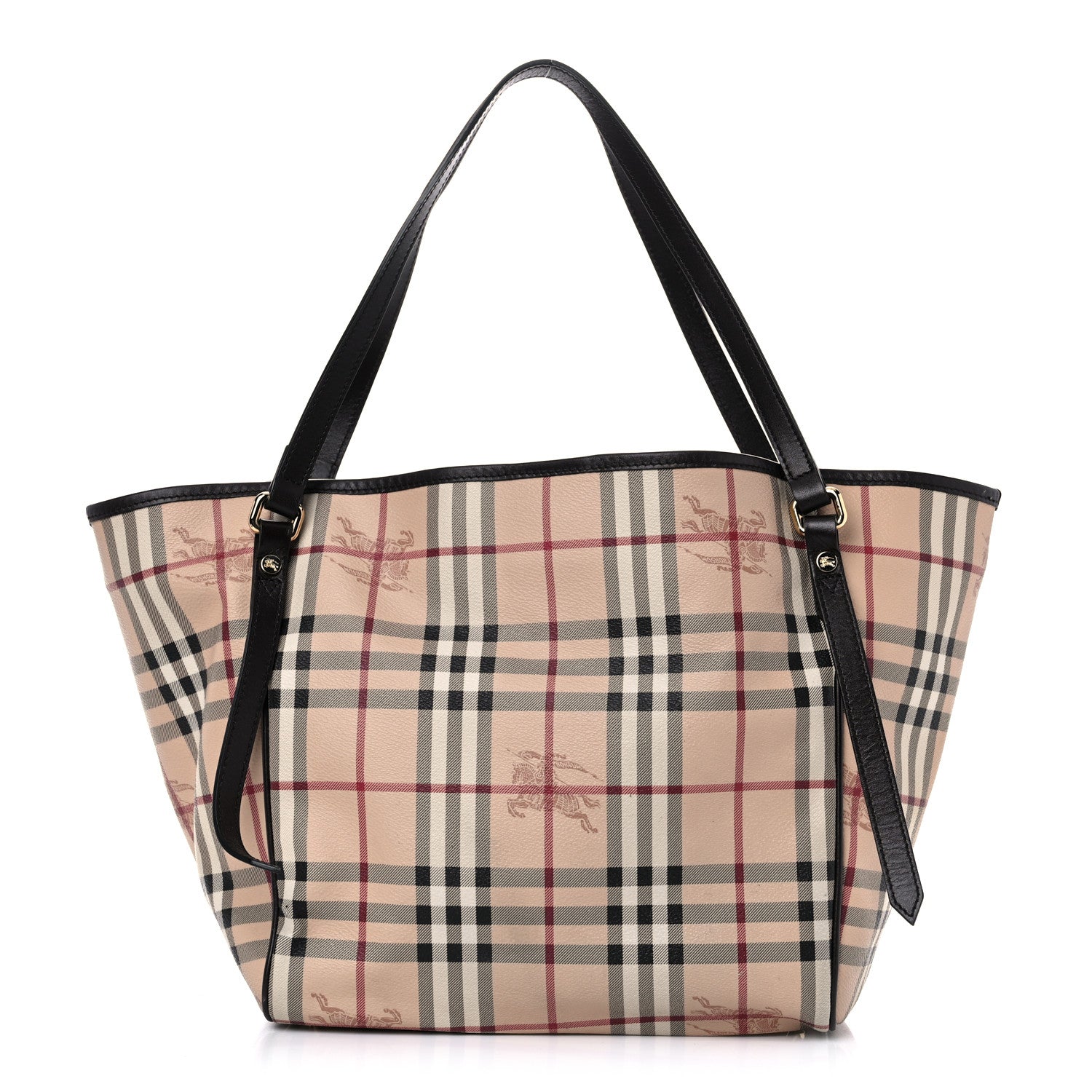 Burberry Haymarket Check Canterbury Tote Chocolate 1 of 15