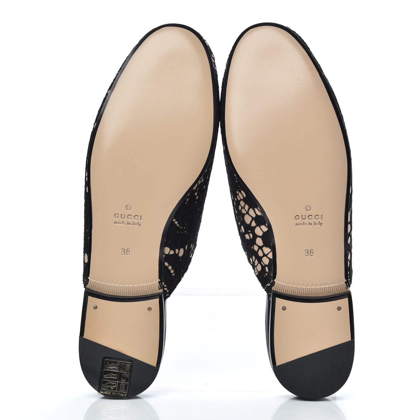 Lace Malaga Kid Womens Princetown Slippers 36 Black Skin Rose