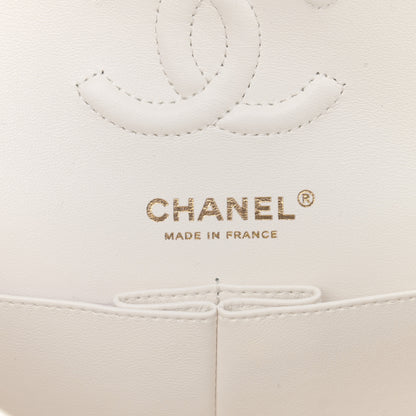 Chanel Caviar Quilted Small Double Flap White 6 of 10