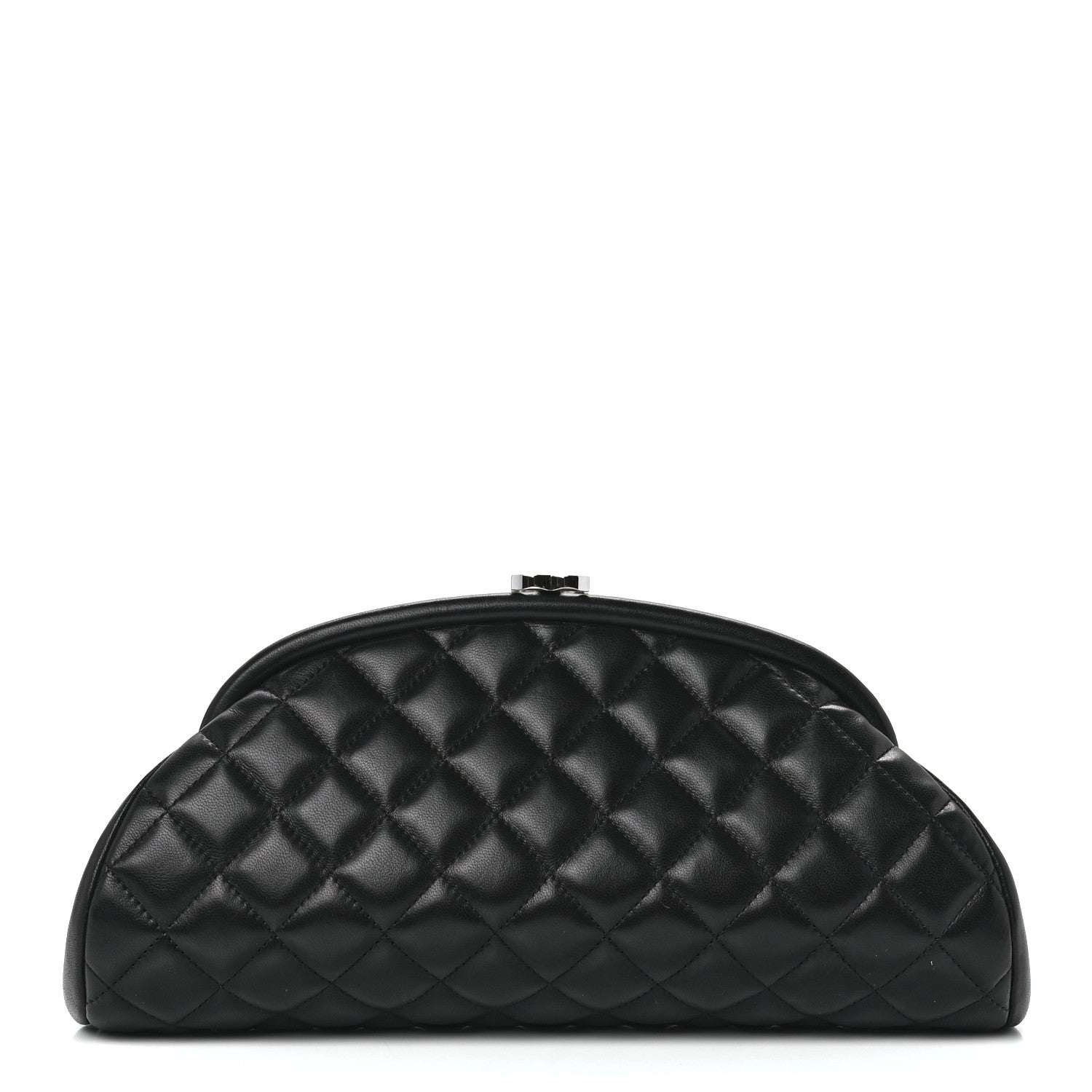 Chanel Lambskin Quilted Timeless Clutch Black 1 of 11