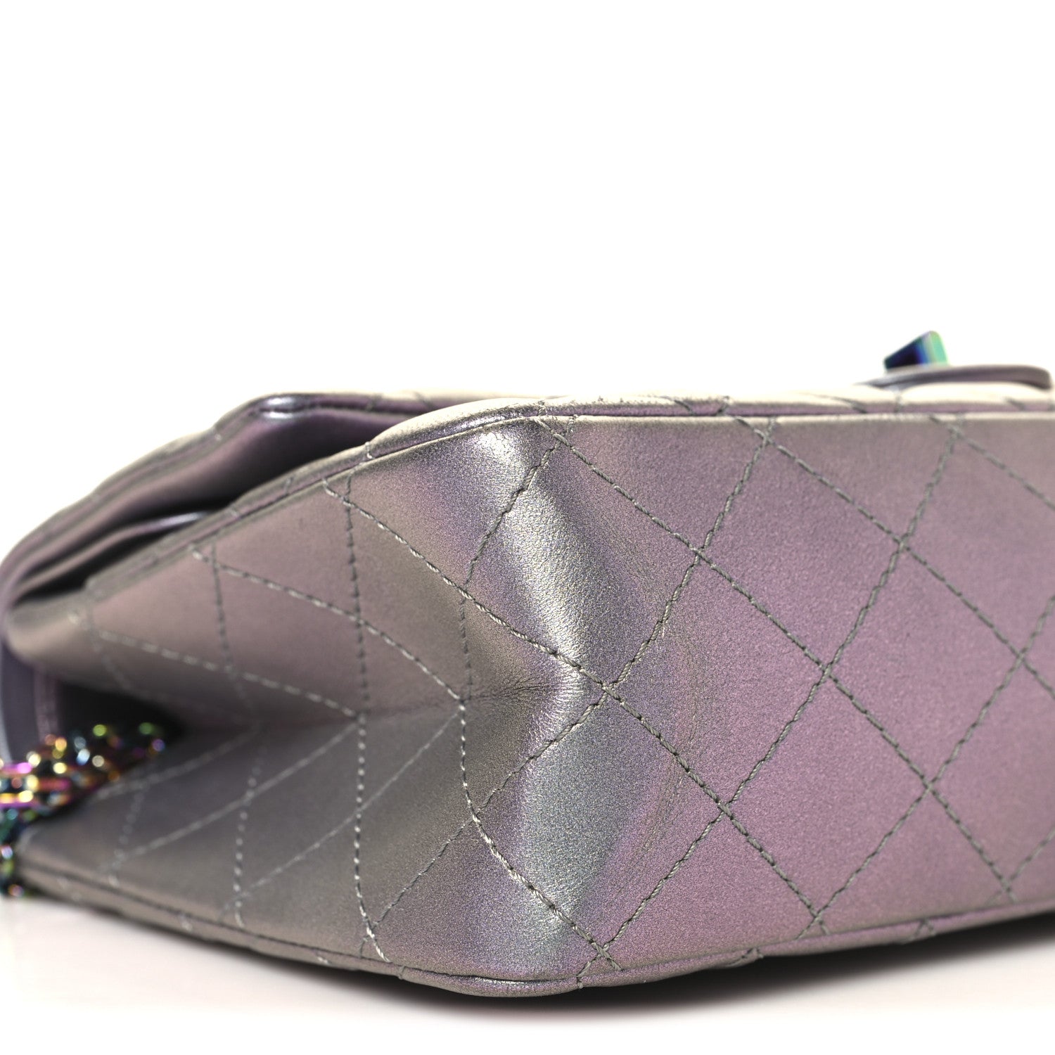 Chanel Iridescent Lambskin Quilted 2.55 Reissue 226 Flap Light Purple 9 of 10