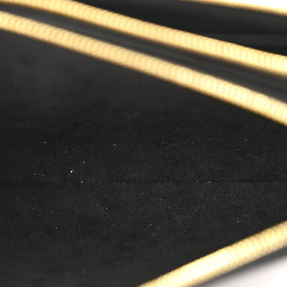 Louis Vuitton Empreinte Monogram Giant Double Zip Pochette Black Cream 5 of 12