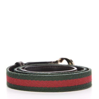 Gucci Canvas Web Interlocking G Belt 80 32 Black 2 of 4