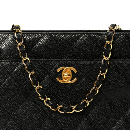 Chanel Caviar Quilted Shoulder Bag Black 8 of 10