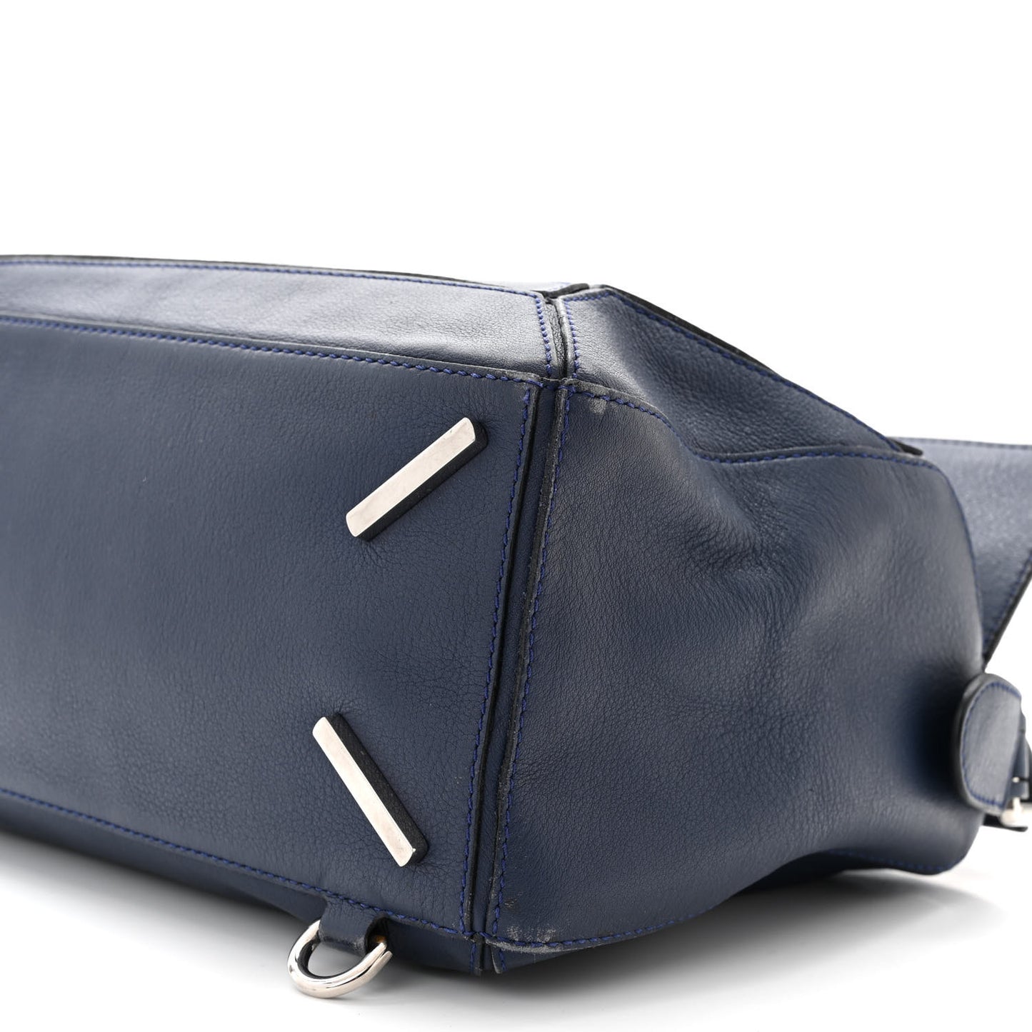 Calfskin Medium Puzzle Bag Marine