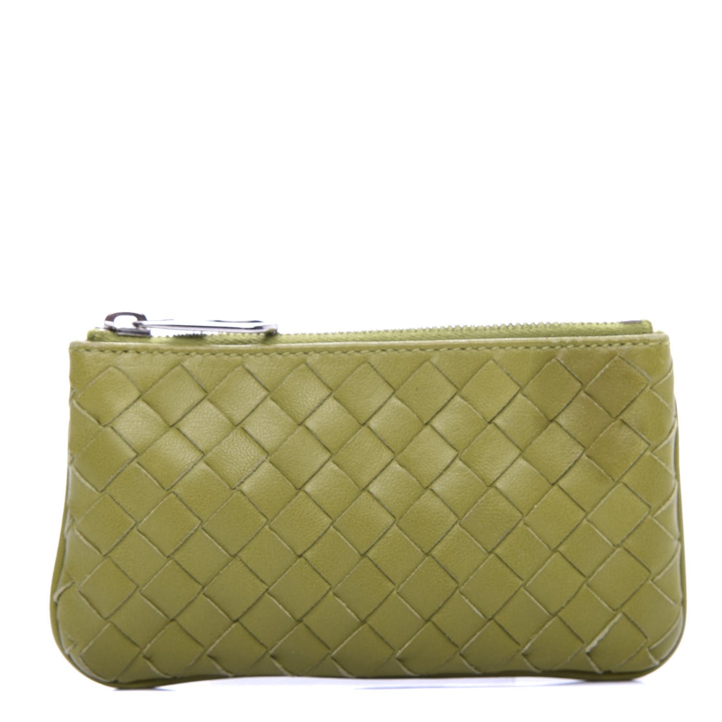 Nappa Intrecciato Key Case Assenzio