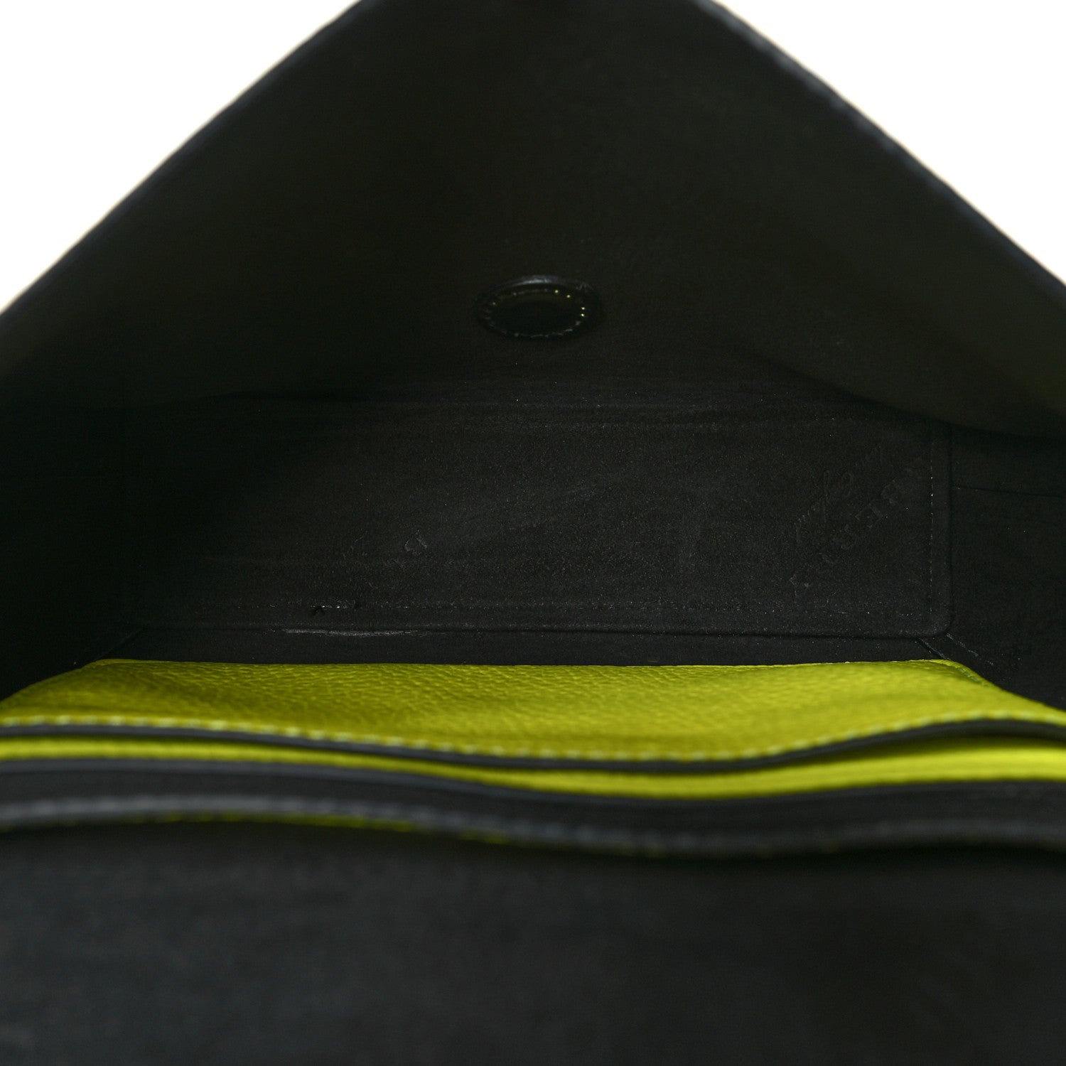 Burberry Signature Grain Small Burleigh Crossbody Bag Neon Yellow 5 of 8