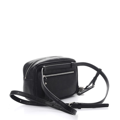 Saint Laurent Lambskin Monogram Lou Belt Bag Black 5 of 9