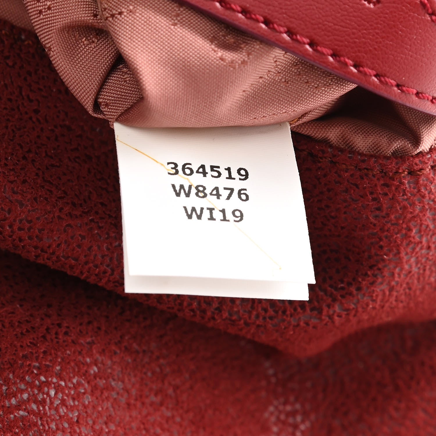 Stella McCartney Shaggy Deer Mini Candy Falabella Ruby 7 of 10