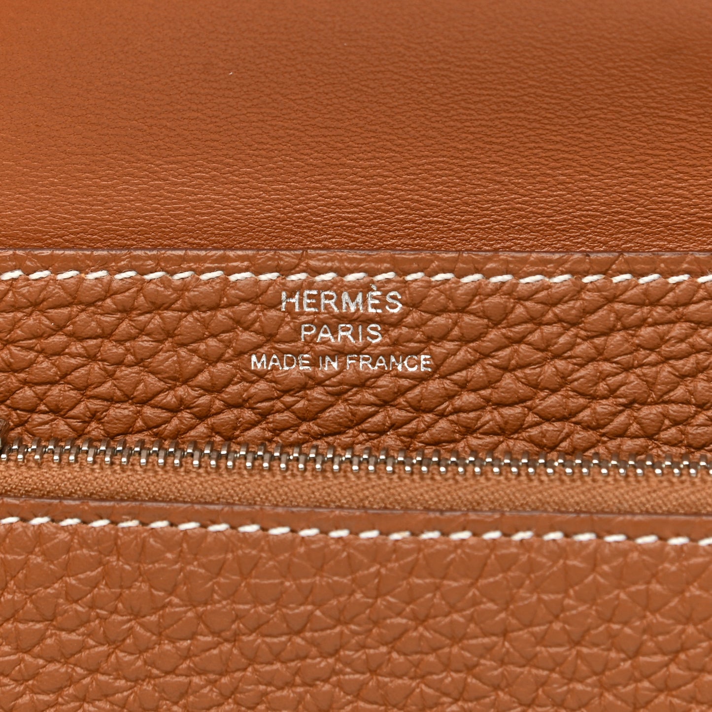 Togo Dogon Compact Wallet Gold