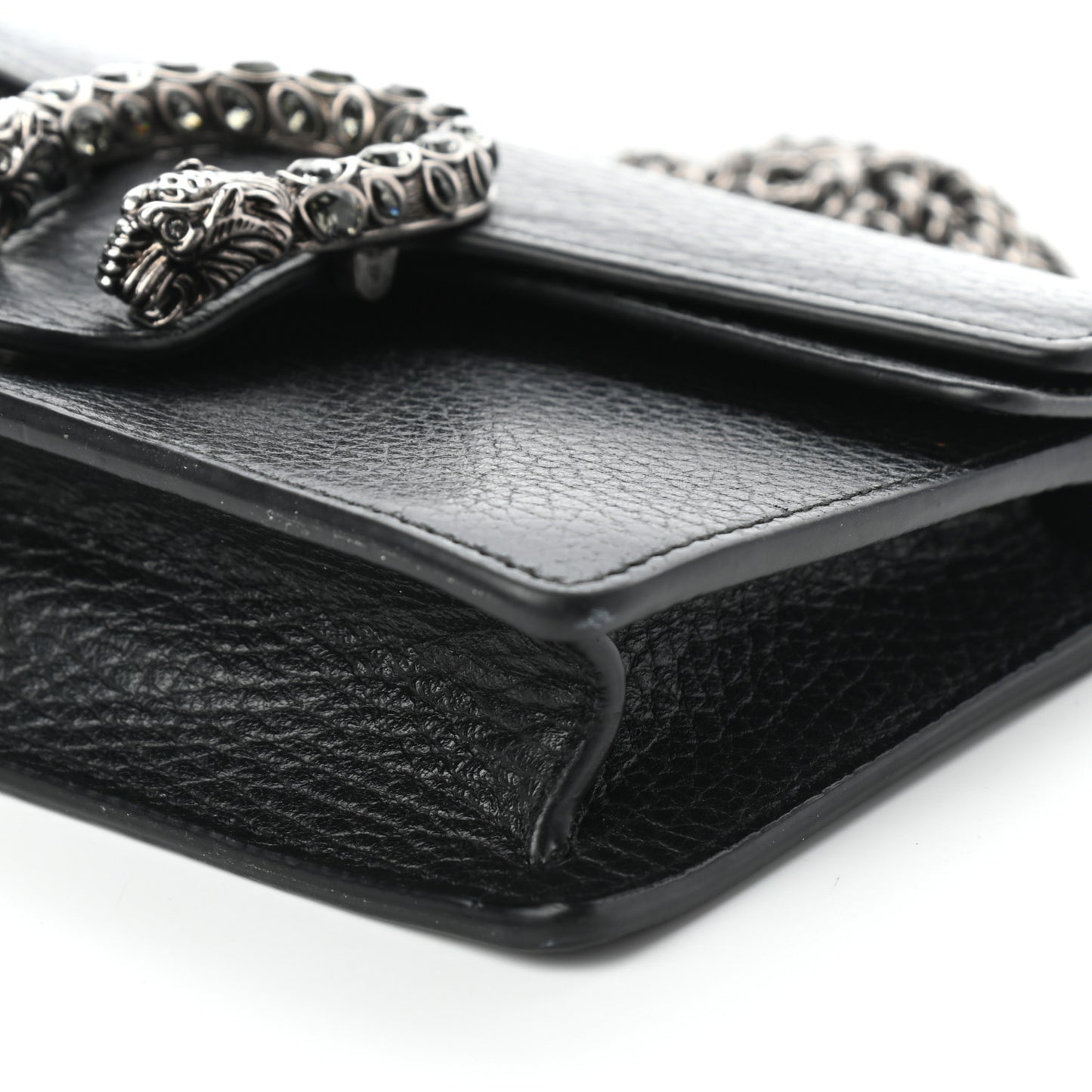 Calfskin Super Mini Dionysus Shoulder Bag Black